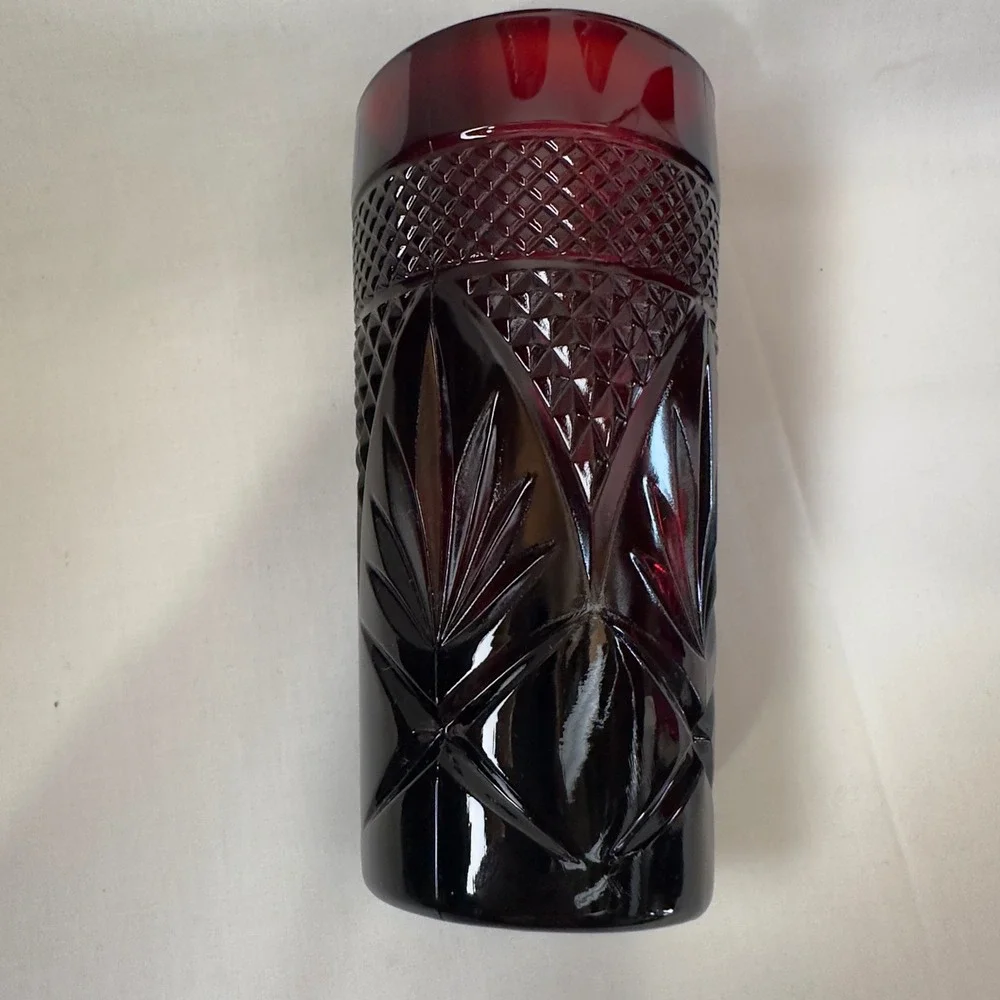 4 Luminarc Ruby Tumblers‎ 6.25